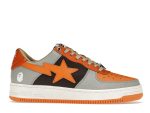 A Bathing Ape Bape Sta Low Grey Orange.jpg